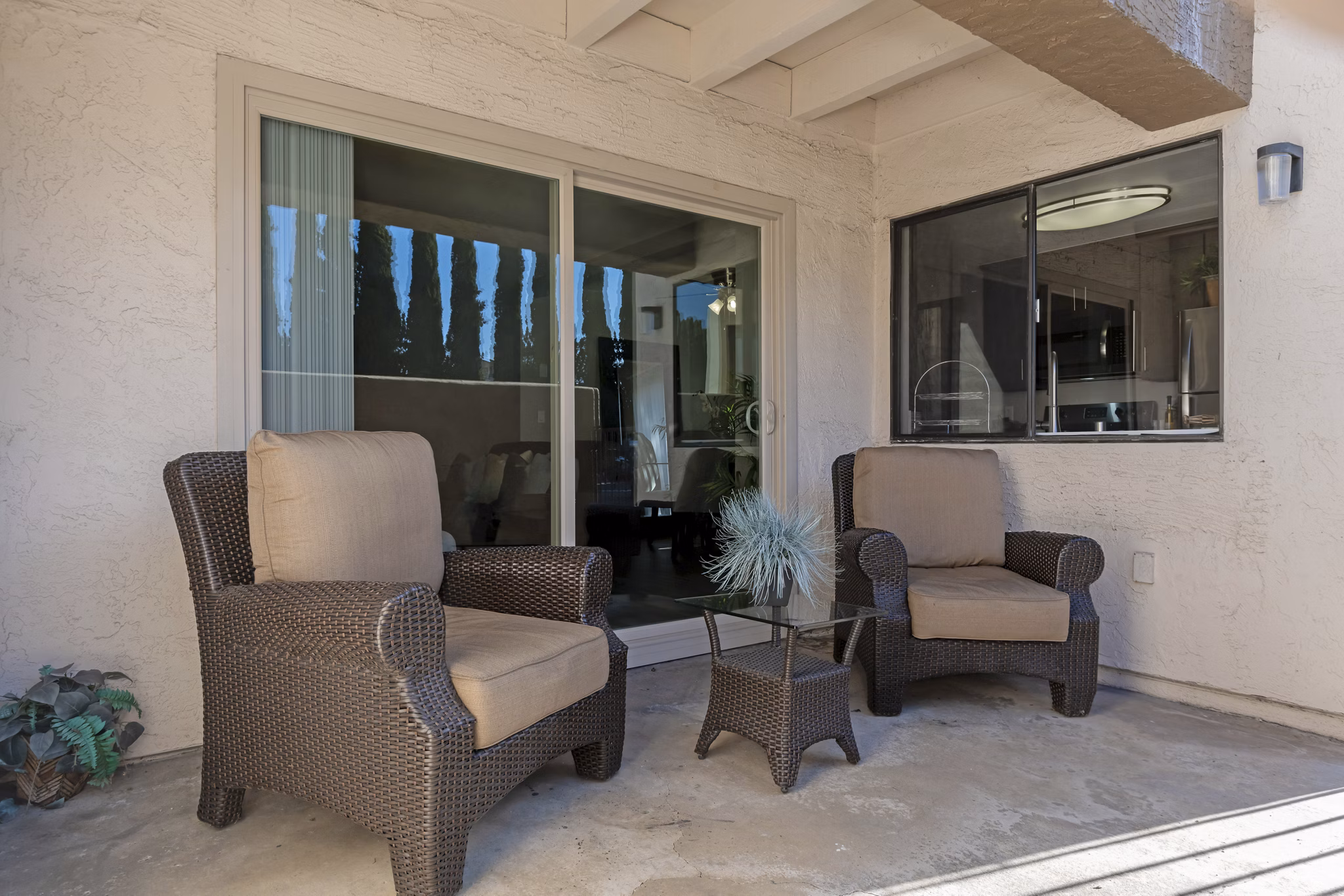 Balcony at Casa Ruiz Apartments