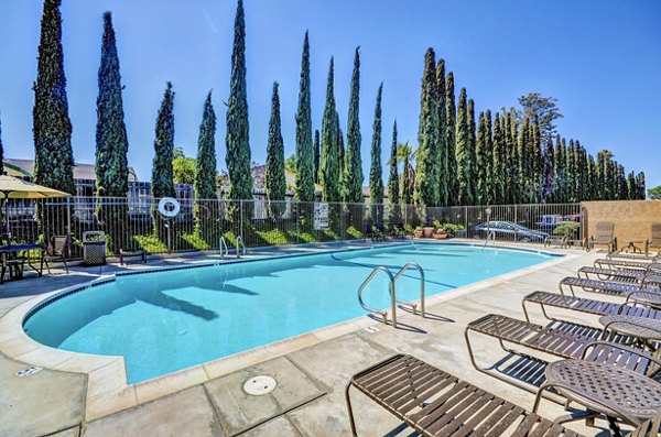 pool at The Casas Apartments