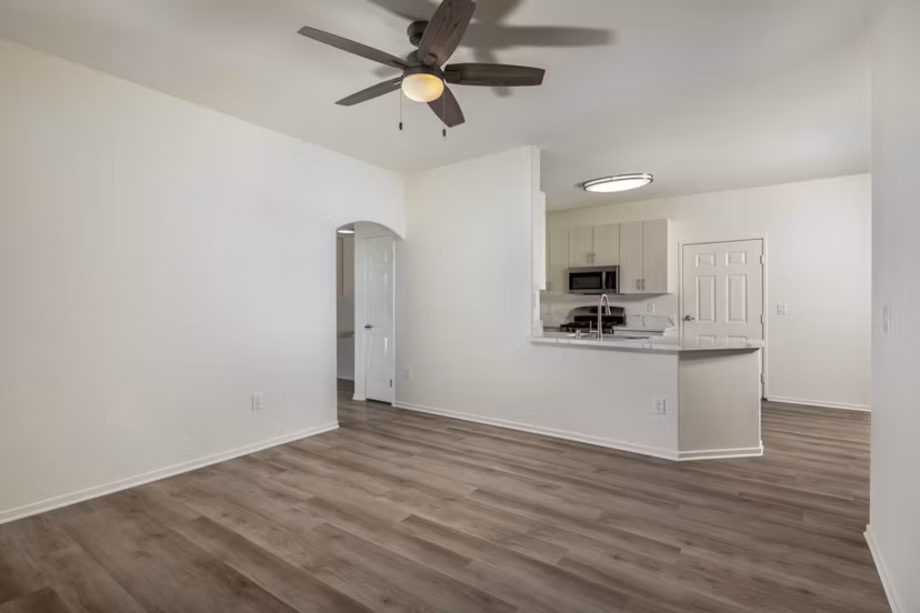 State-of-the-art clubhouse featuring modern decor at Casoleil Apartments