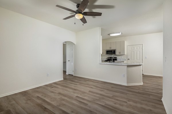 State-of-the-art clubhouse featuring modern decor at Casoleil Apartments