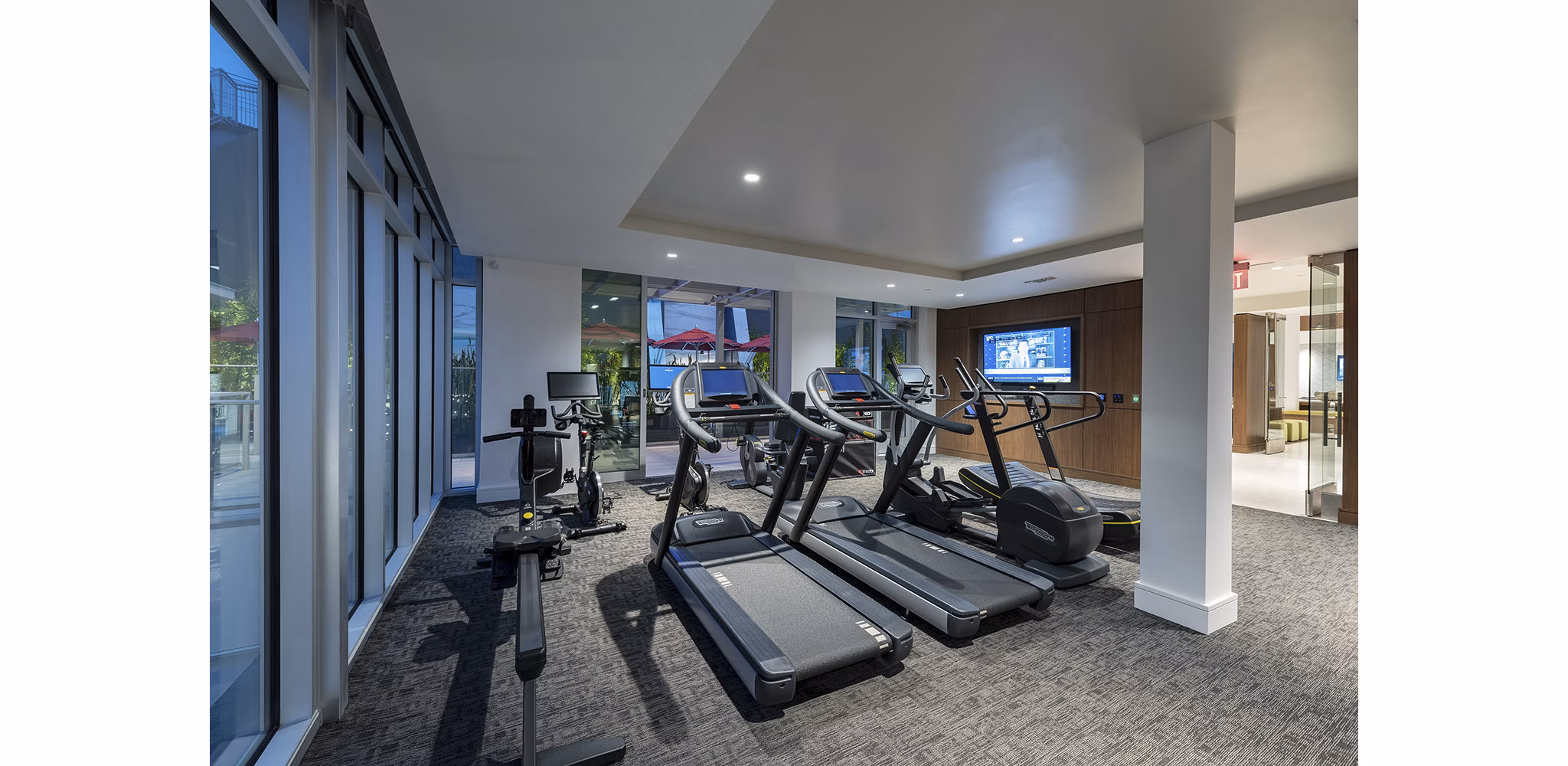 Fitness Center at Kinley West LA Apartments