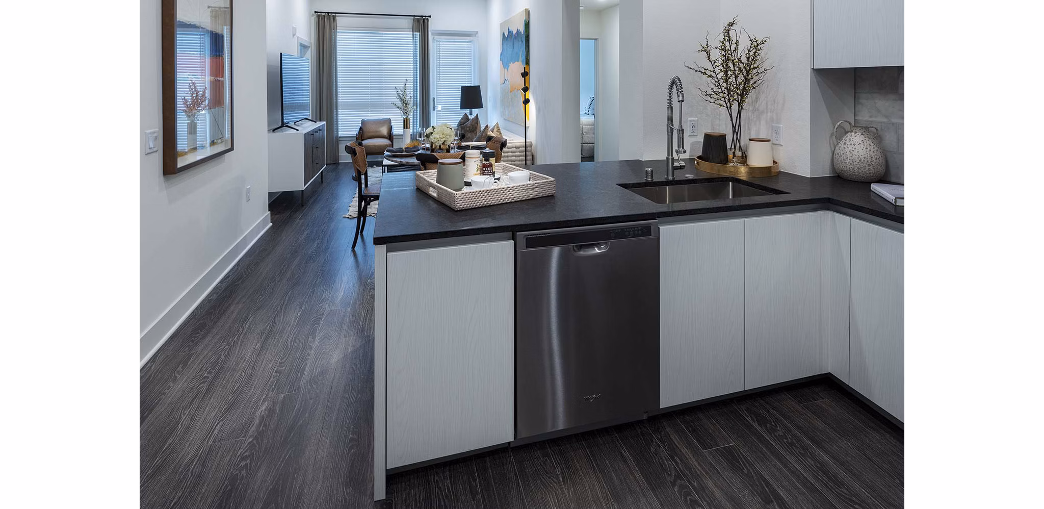 Kitchen at Kinley West LA Apartments
