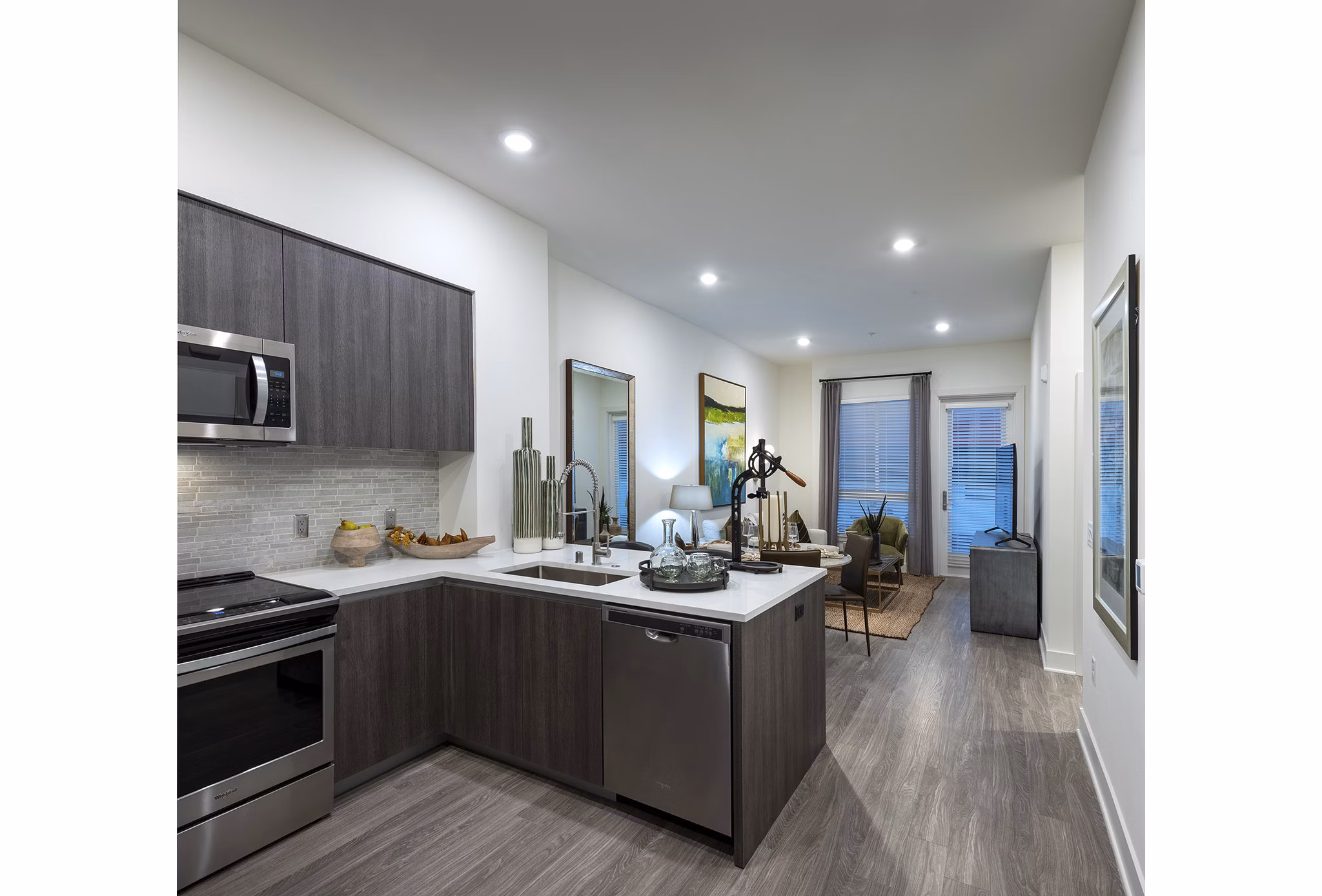 Kitchen at Kinley West LA Apartments