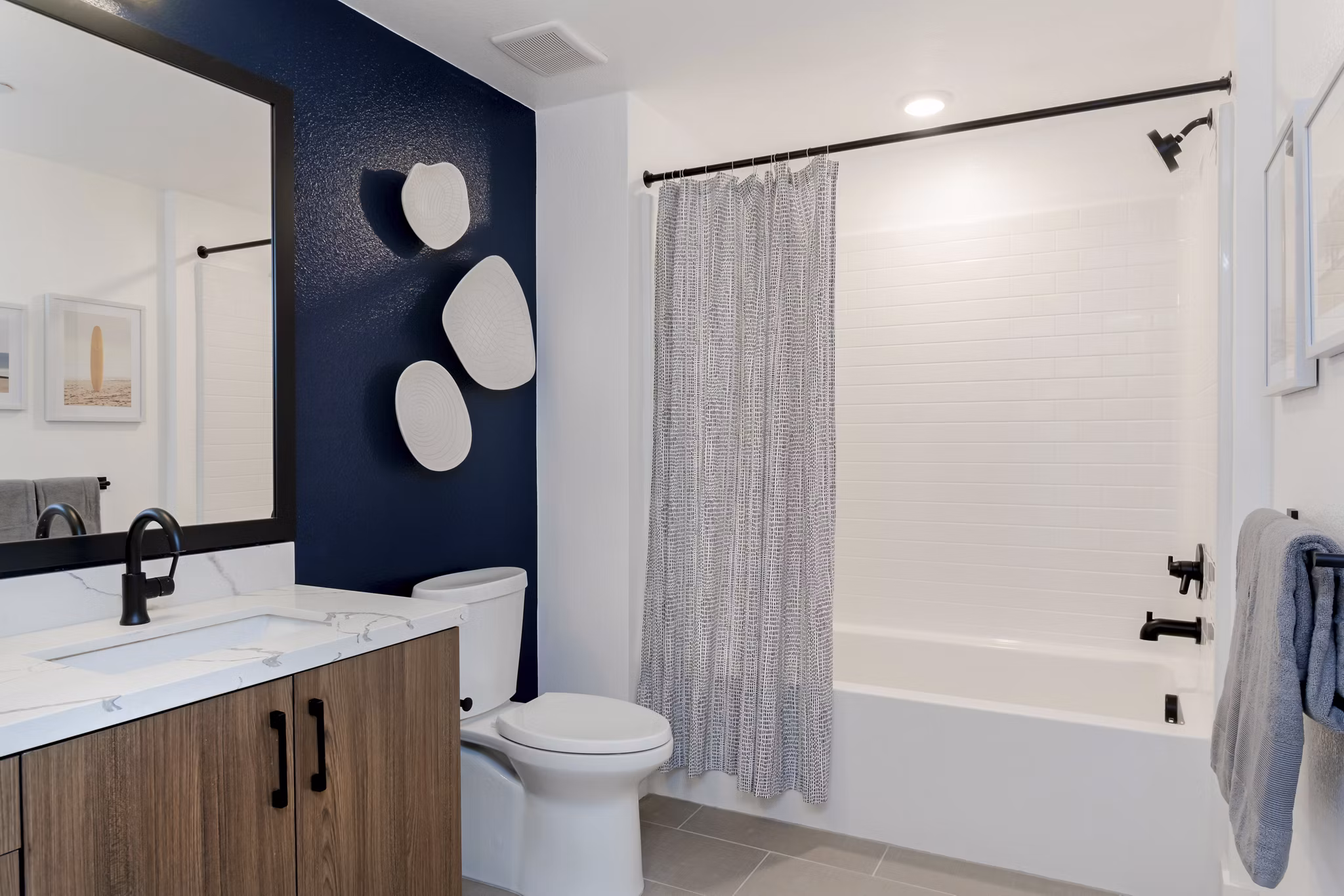 Bathroom at The Lofts at Carlsbad Village Apartments