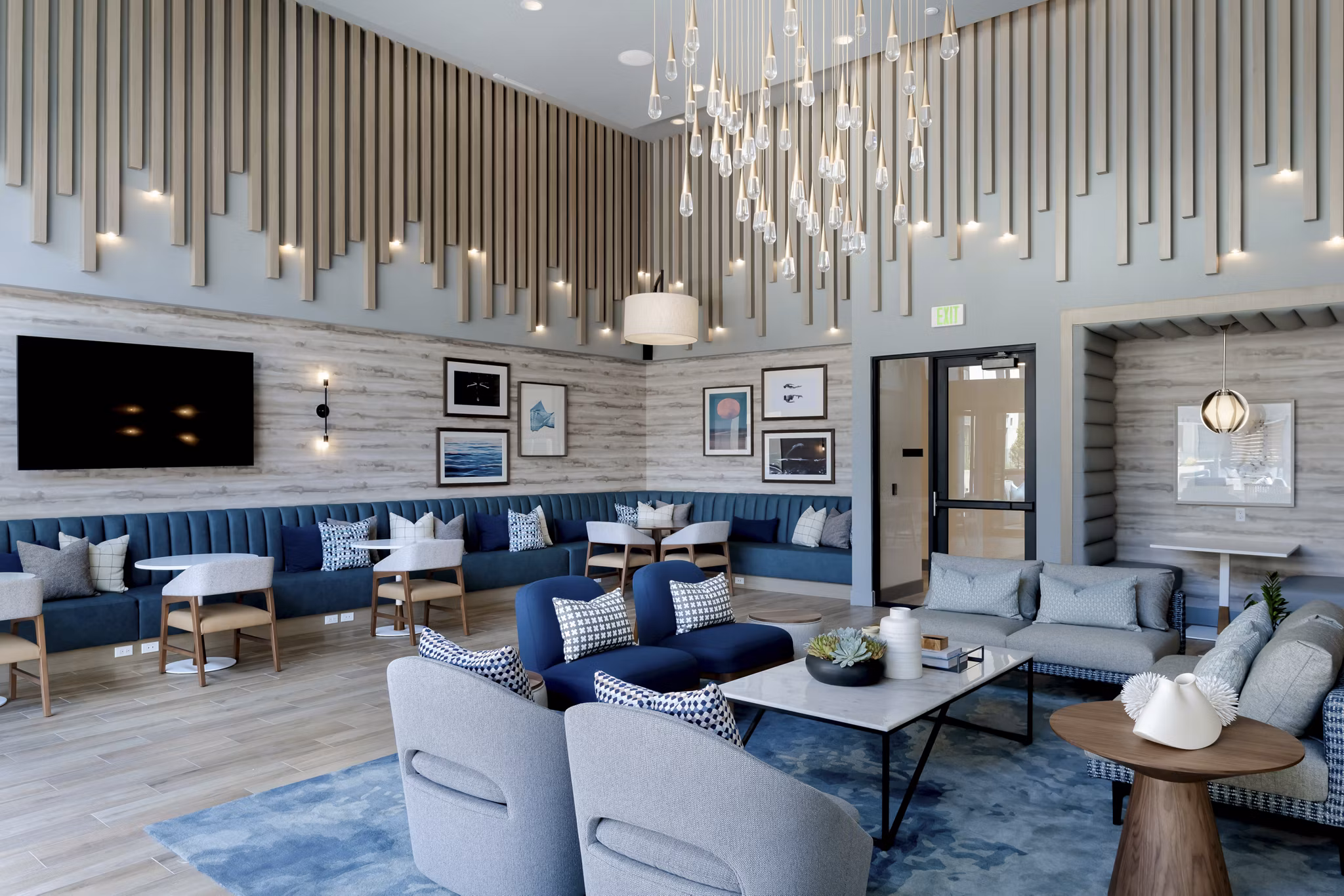 Clubhouse/Lobby at The Lofts at Carlsbad Village Apartments