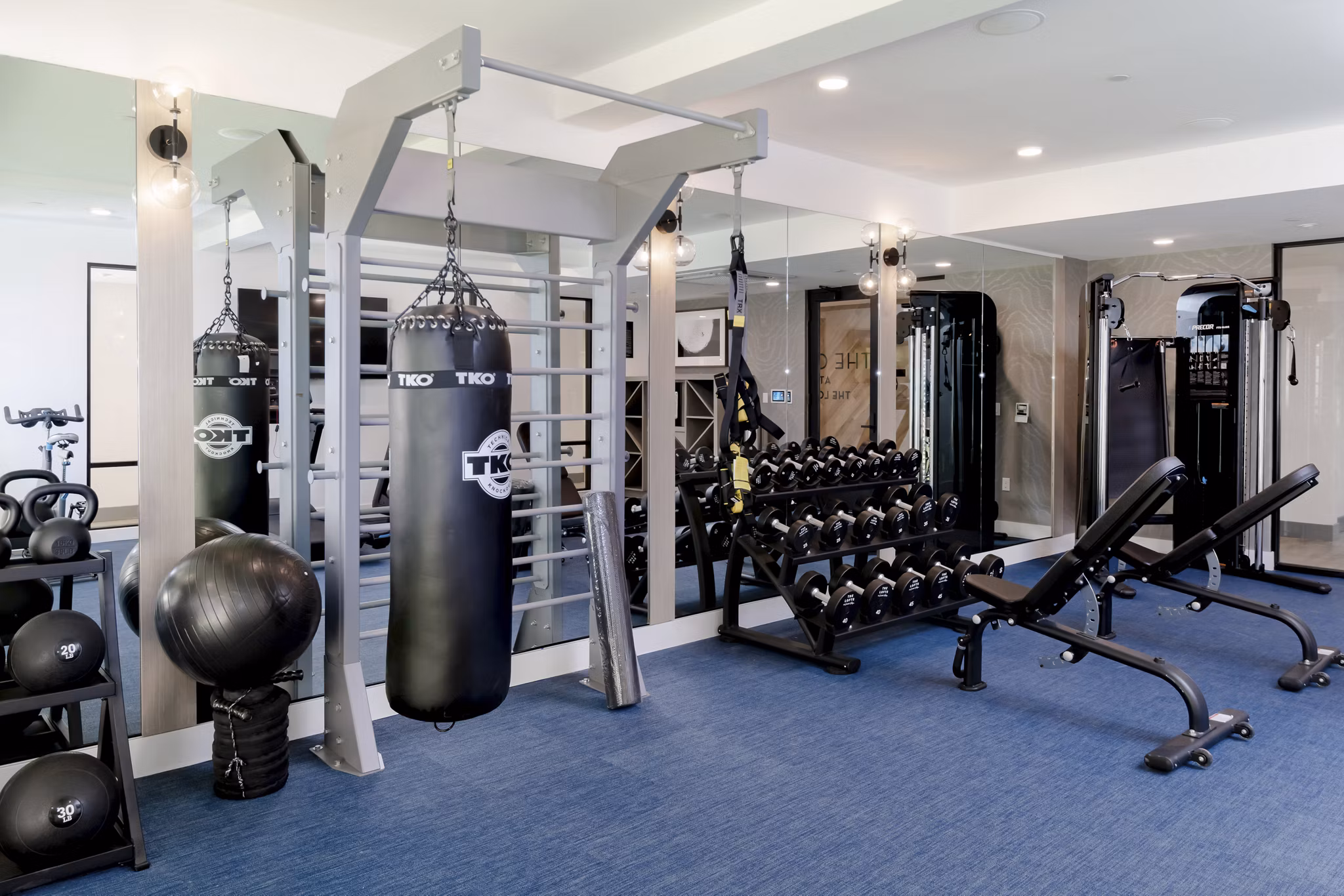 Fitness Center at The Lofts at Carlsbad Village Apartments