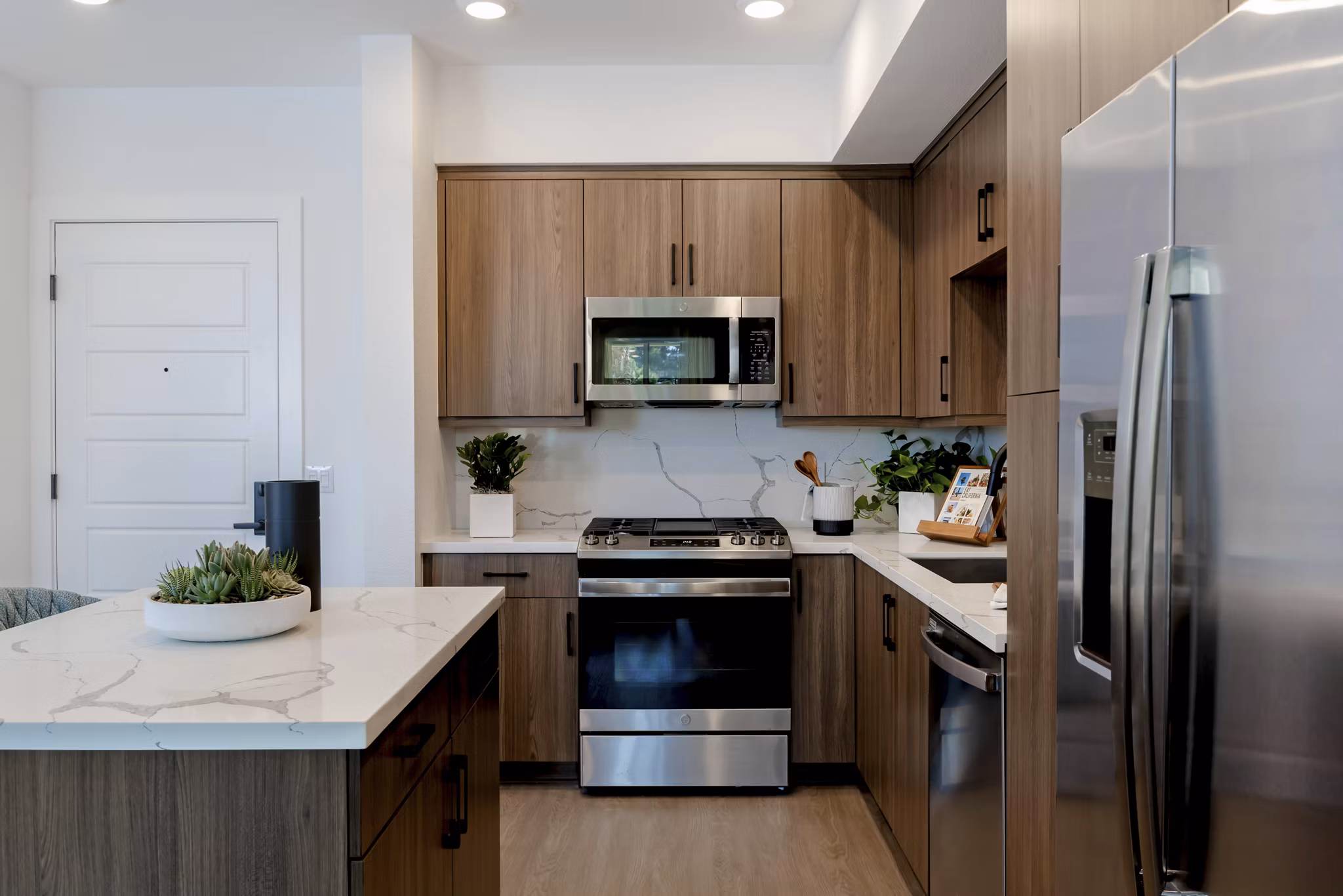 Kitchen at The Lofts at Carlsbad Village Apartments