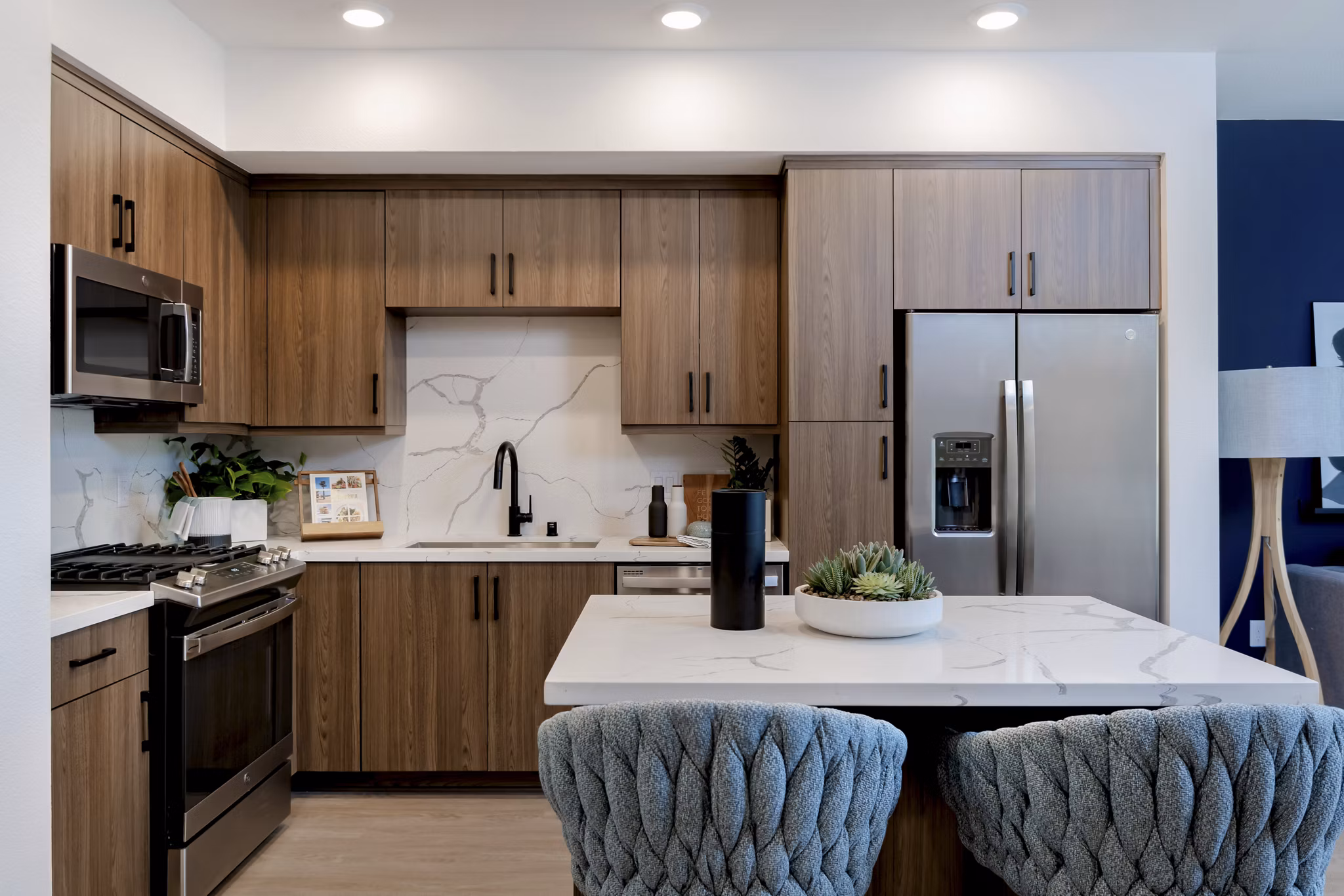 Kitchen at The Lofts at Carlsbad Village Apartments