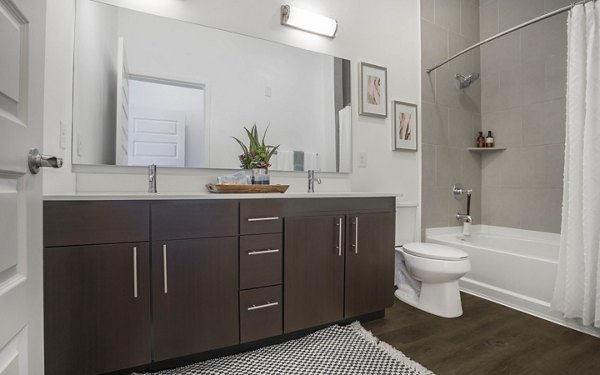 Bathroom featuring modern fixtures at Metro Mission Valley Apartments