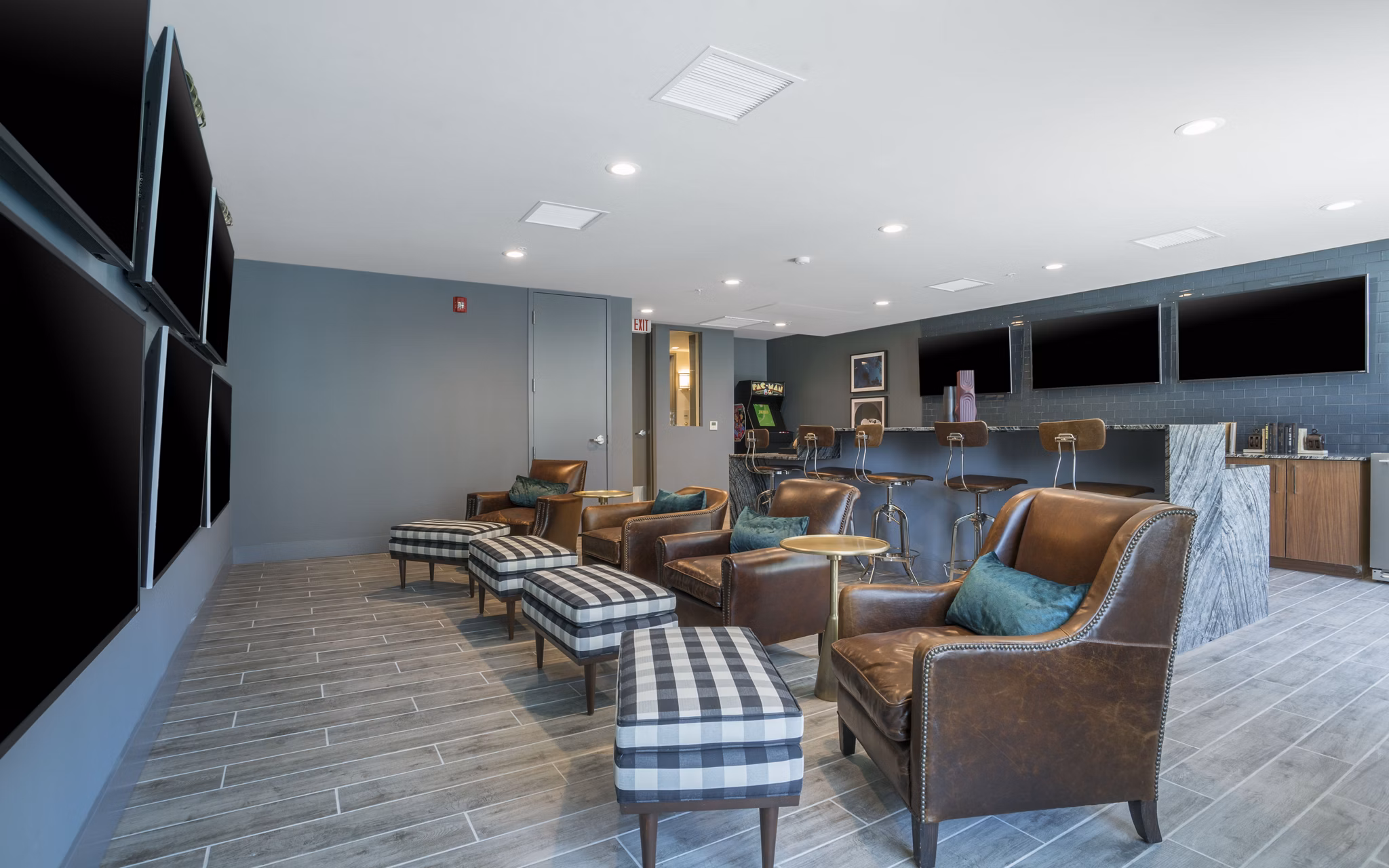 Luxurious theater with plush seating at Metro Mission Valley Apartments