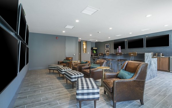 Luxurious theater with plush seating at Metro Mission Valley Apartments