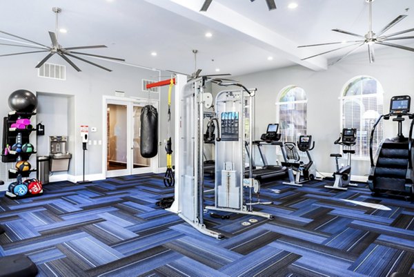 fitness center at The Missions at Rio Vista Apartments