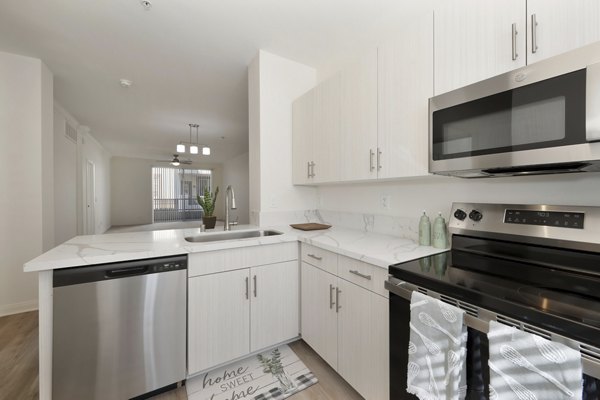 kitchen at The Missions at Rio Vista Apartments