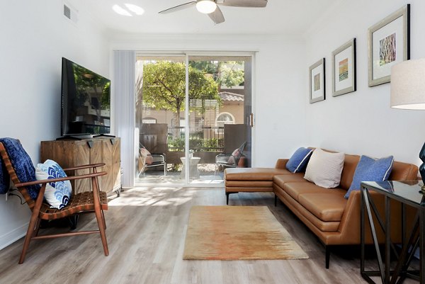 living room at The Missions at Rio Vista Apartments 