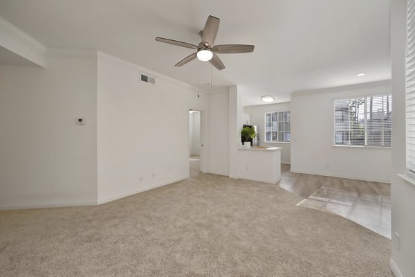 living room at The Missions at Rio Vista Apartments