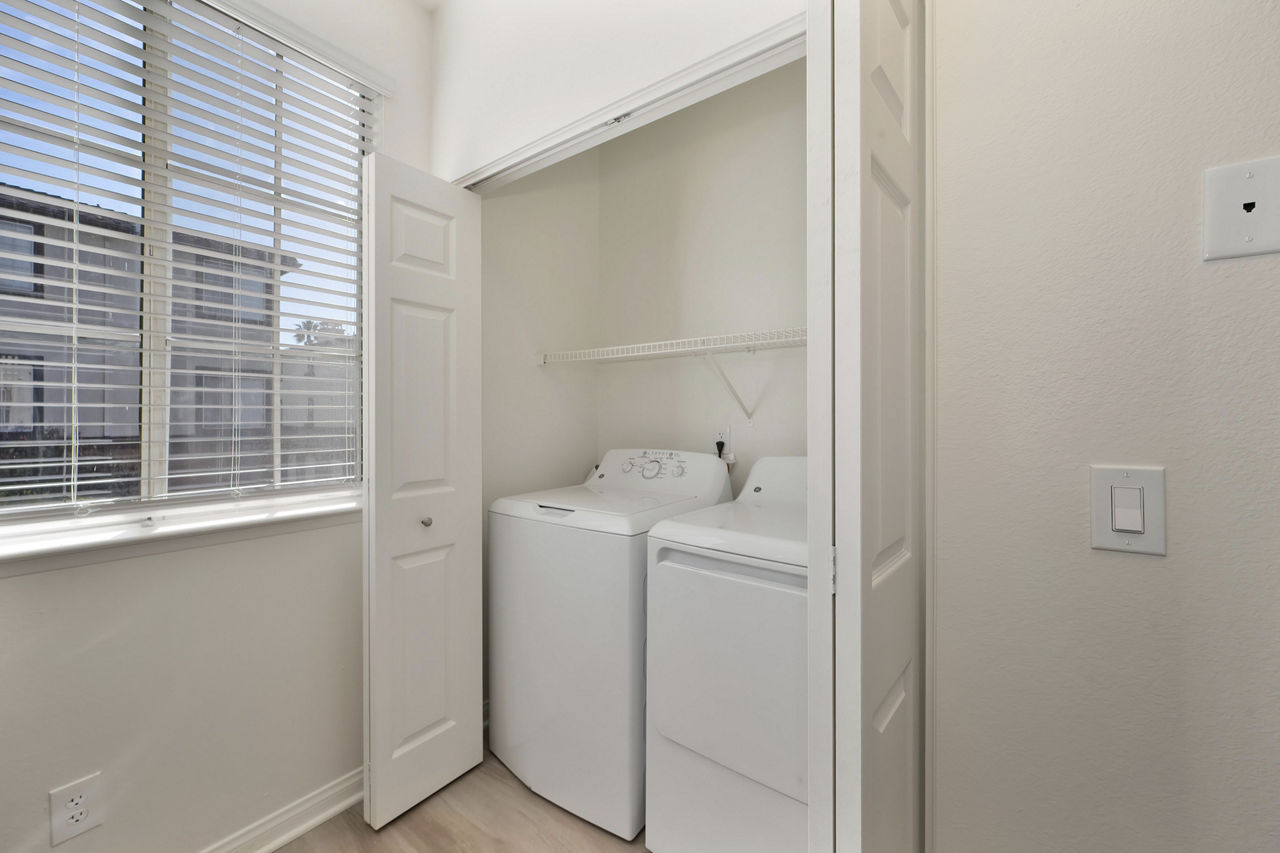Laundry room at The Missions At Rio Vista