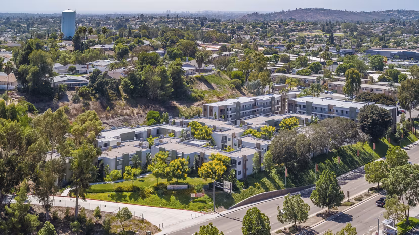 Property Template: Navajo Bluffs: Scenic apartment view showcasing luxury living in San Diego