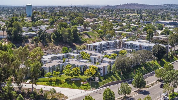 Property Template: Navajo Bluffs: Scenic apartment view showcasing luxury living in San Diego