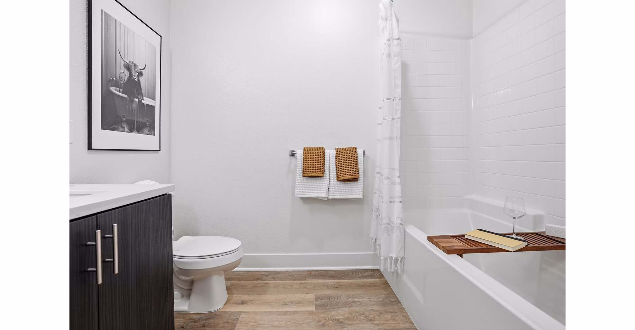 Bathroom at Palomar Station Apartments