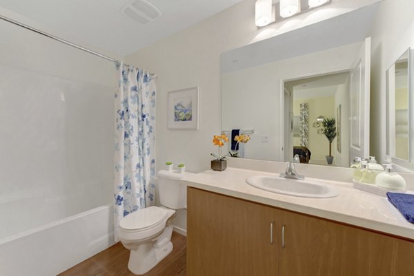 bathroom at Parc One Apartments