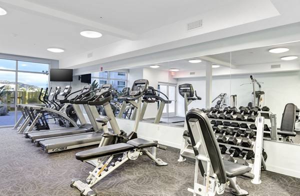  fitness center at Parc One Apartments