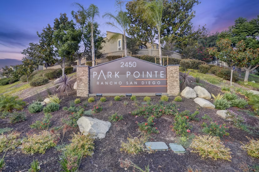 signage at Park Pointe Apartments