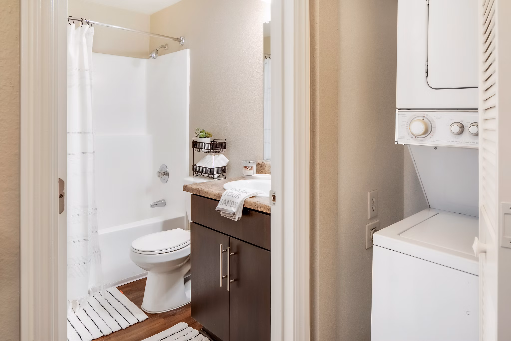 bathroom at Ascend2300 Apartments 