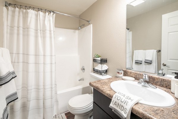bathroom at Ascend2300 Apartments 
