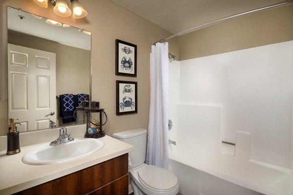 bathroom at Ascend2300 Apartments 