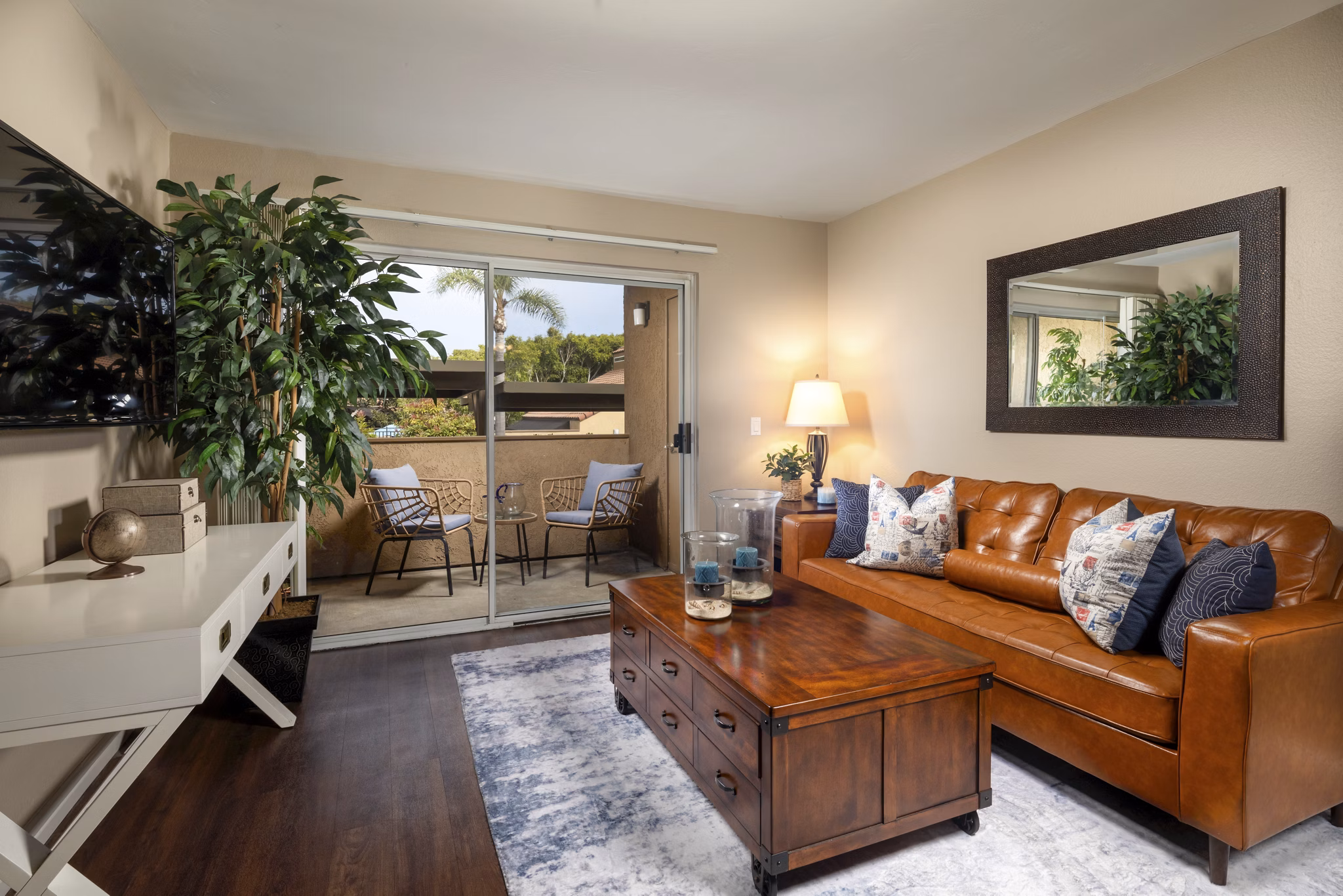 living room at Ascend2300 Apartments 