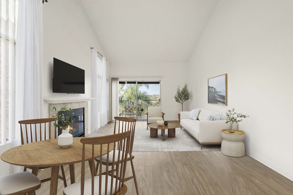living room at Ascend2300 Apartments 