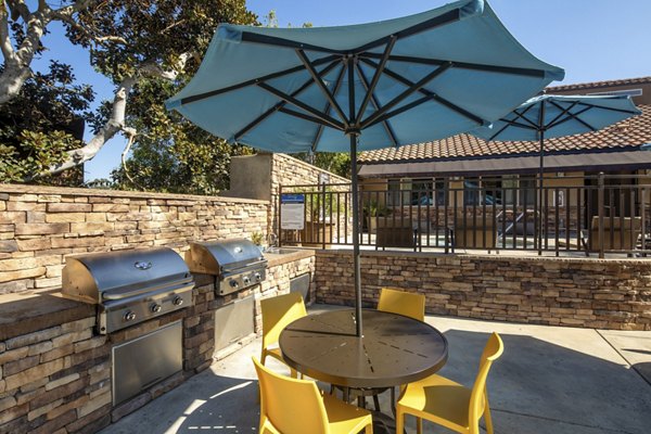 grill area at Ascend2300 Apartments 