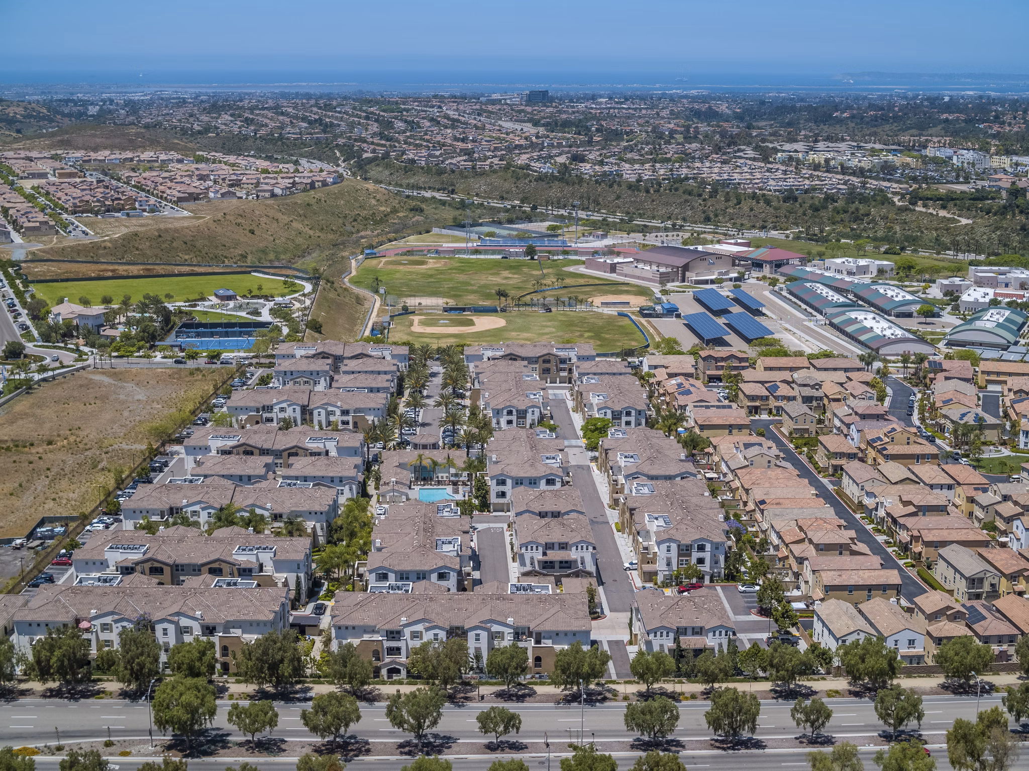 View at Rosina Vista Apartments