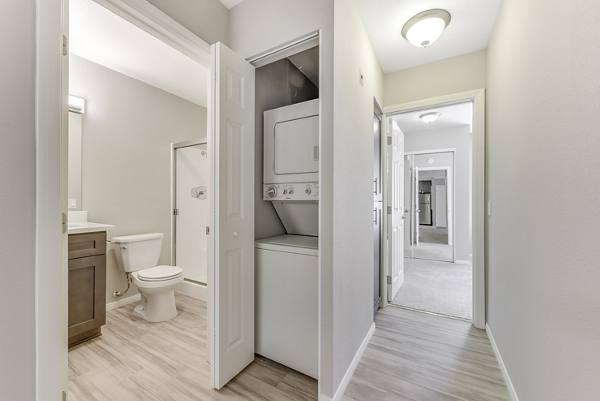 laundry room and bathroom at Santee Villas Apartments
