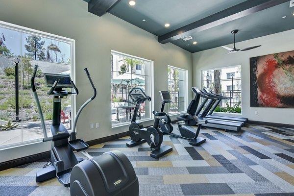 Modern fitness center with state-of-the-art equipment at Seta Apartments, promoting health and wellness in luxury living