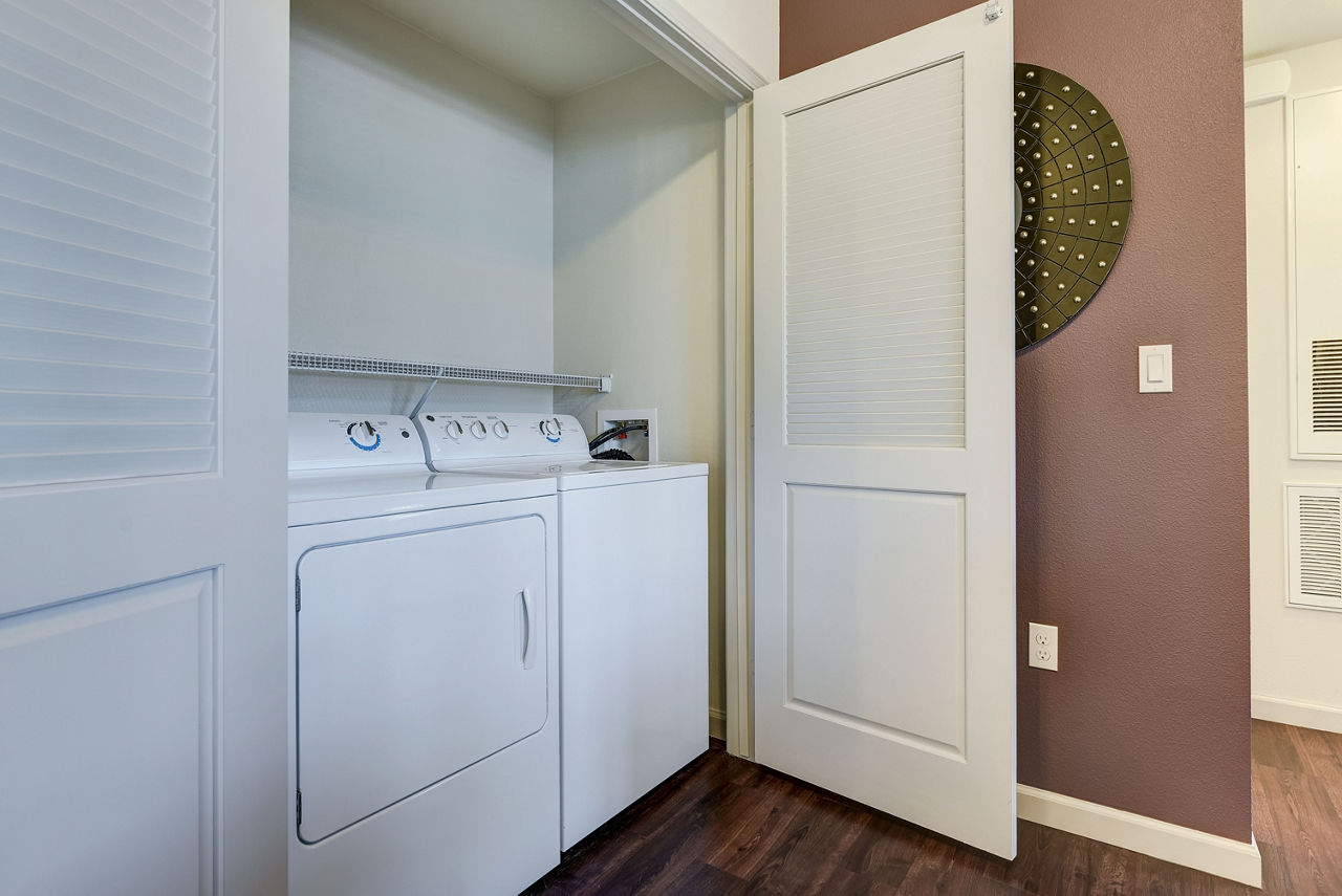 Laundry room at Seta Apartments