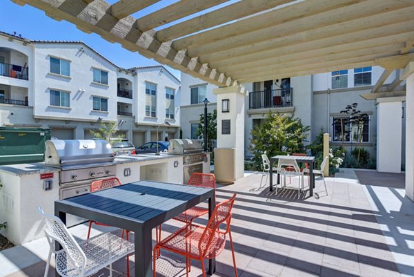 grill area at Seta Apartments