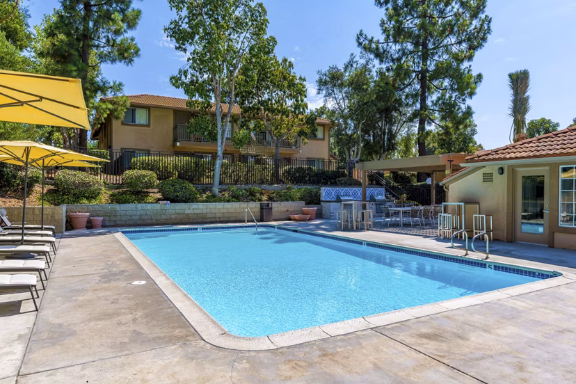 Inviting outdoor pool at Softwind Point Apartments offering relaxation and leisure amenities for residents