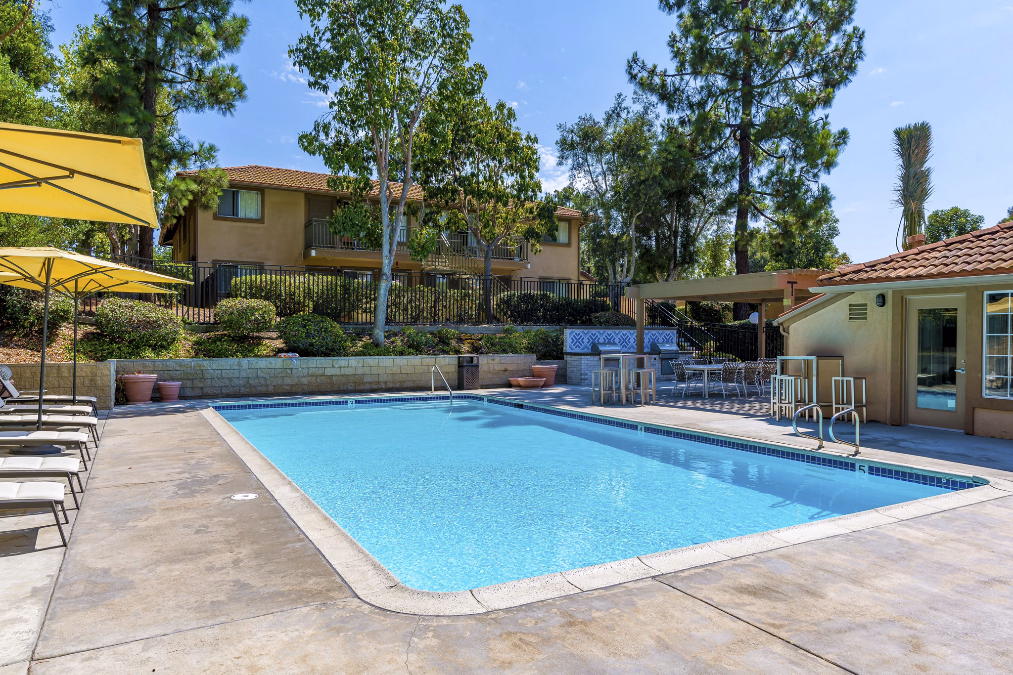 Inviting outdoor pool at Softwind Point Apartments offering relaxation and leisure amenities for residents