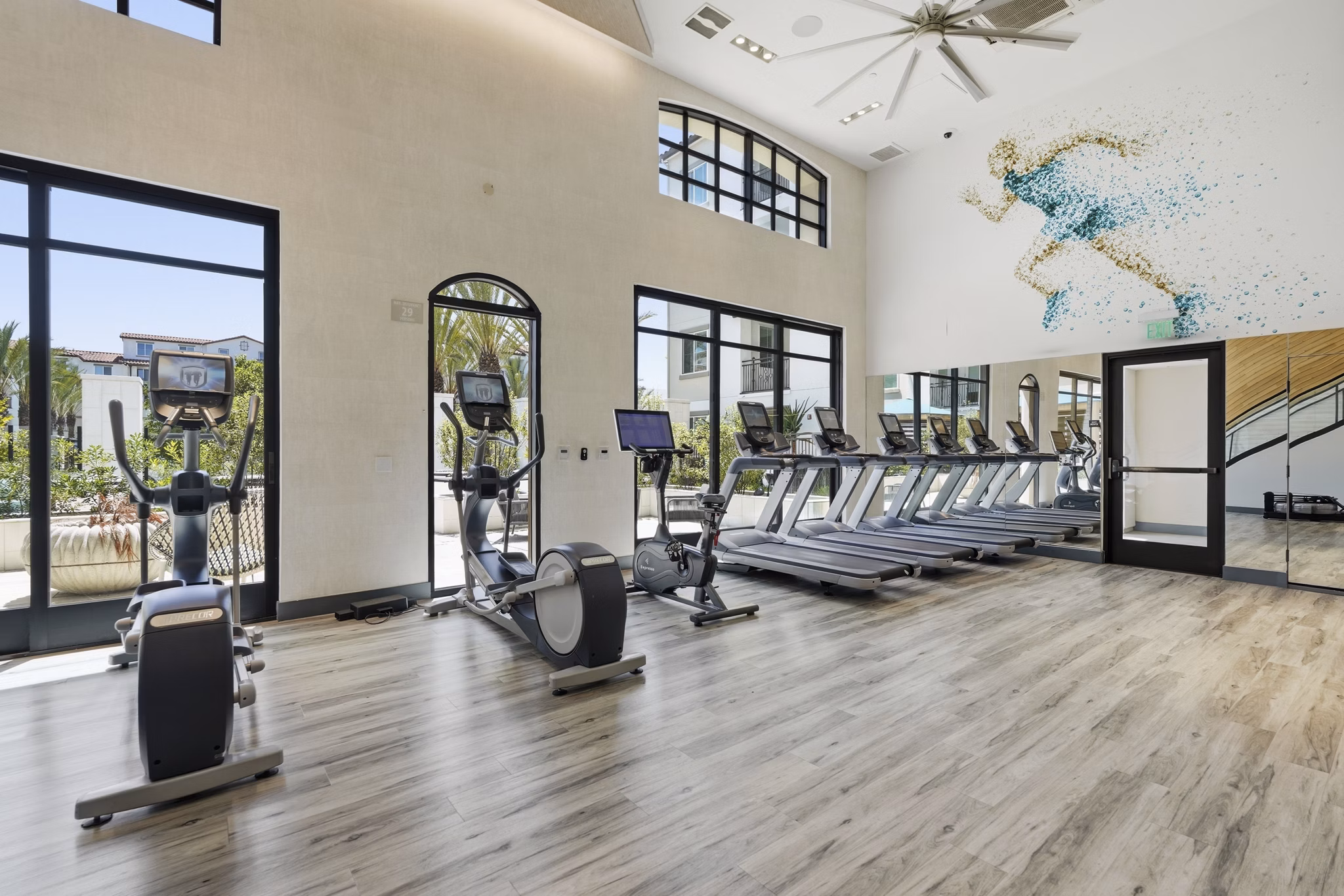 Fitness Center at Sola at Pacific Highlands Ranch Apartments