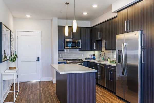 kitchen at Sola at Pacific Highlands Ranch Apartments