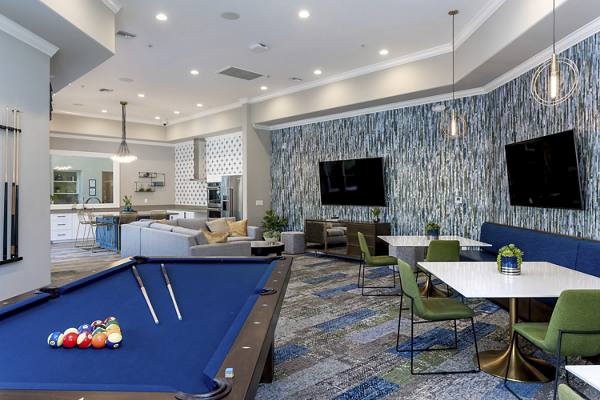 game room at Missions at Sunbow Apartments