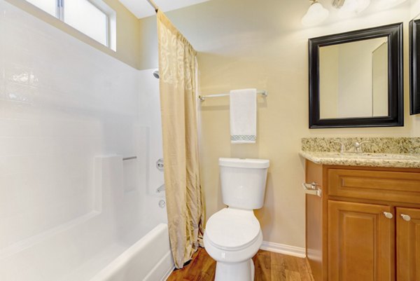 Bathroom featuring elegant fixtures in Sunbow Villas Apartments