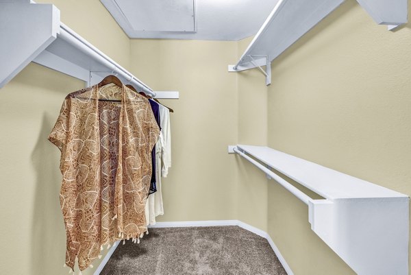 bedroom closet at Terra Vista Apartments