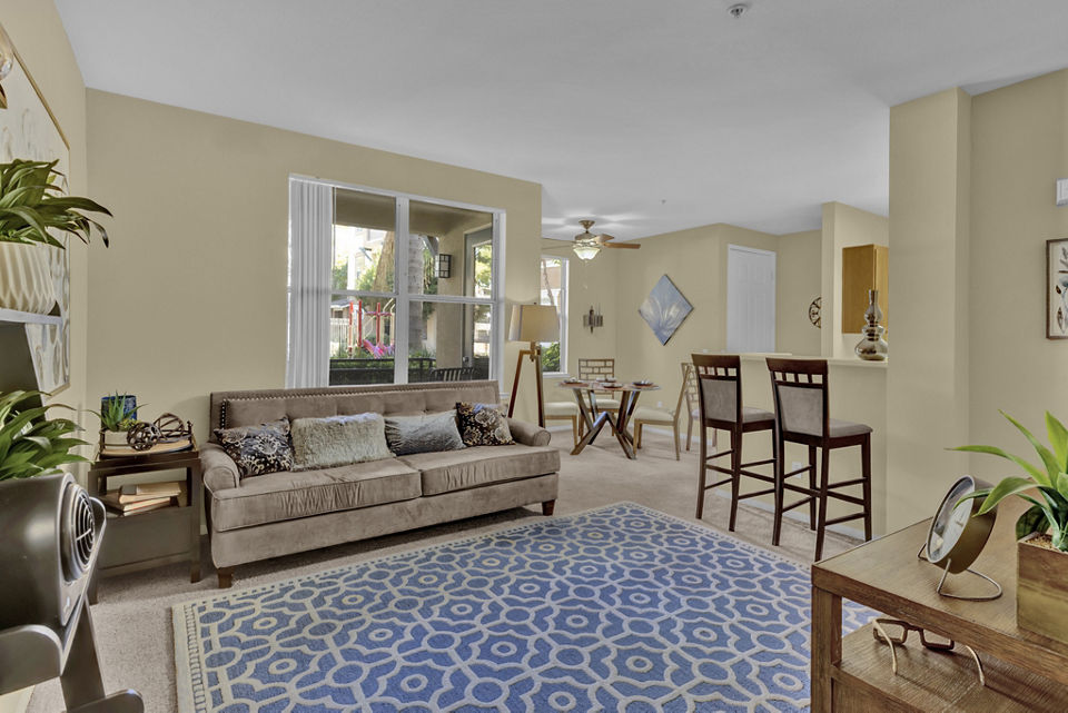 living room at Terra Vista Apartments