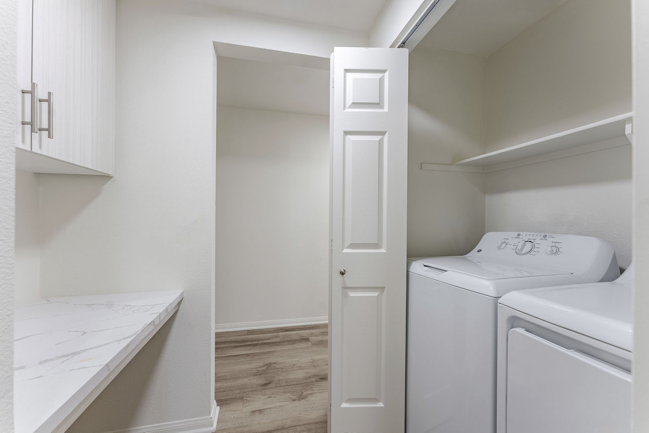 Laundry room at Terra Vista