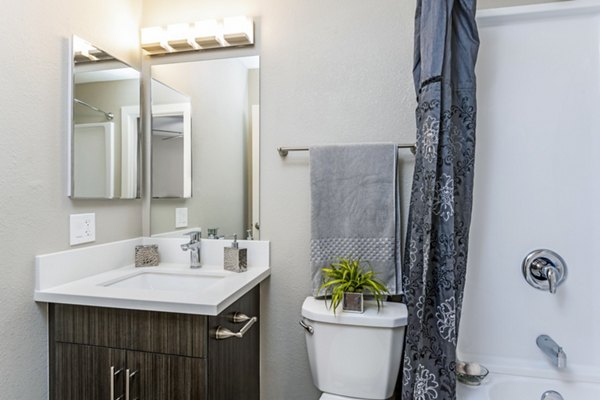 bathroom at Village Square Apartments