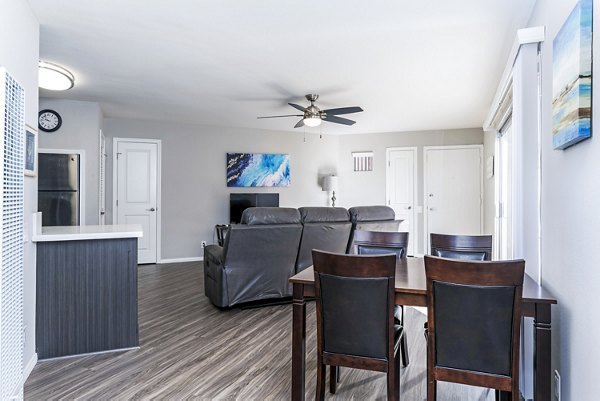 dining room at Village Square Apartments