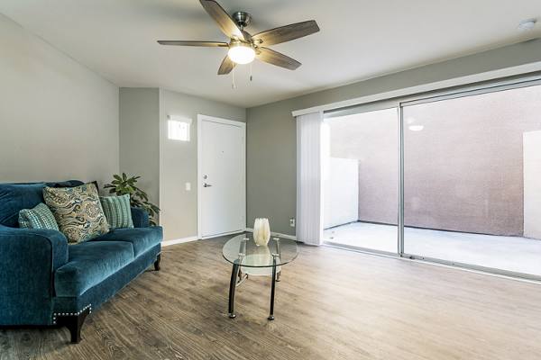 living room at Village Square Apartments