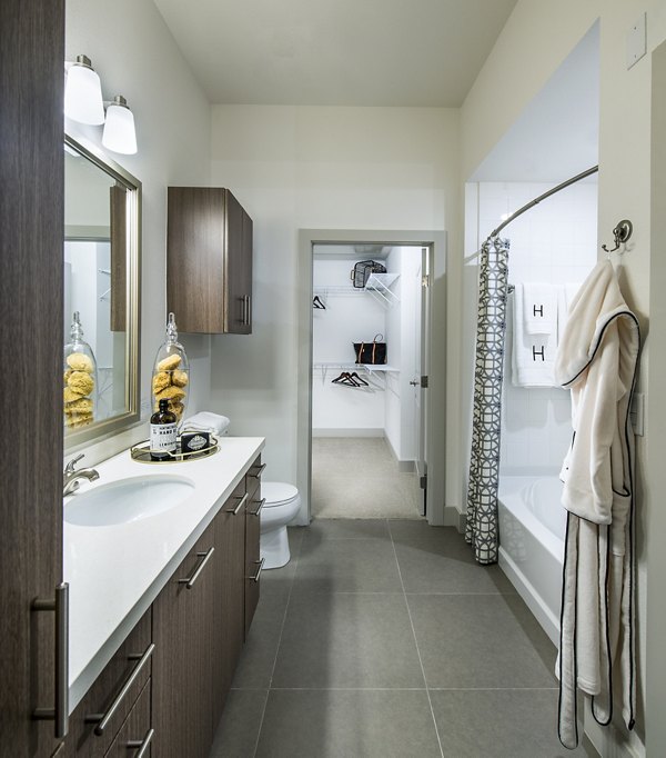 bathroom at Vora Mission Valley West Apartments